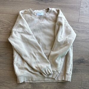 Aritzia Beige Sweatshirt
